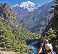 Picture perfect views while trekking mount everest